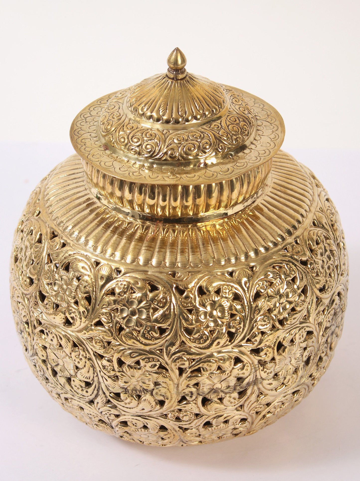 9" Brass Decorative Ritual Incense Burner | Handmade