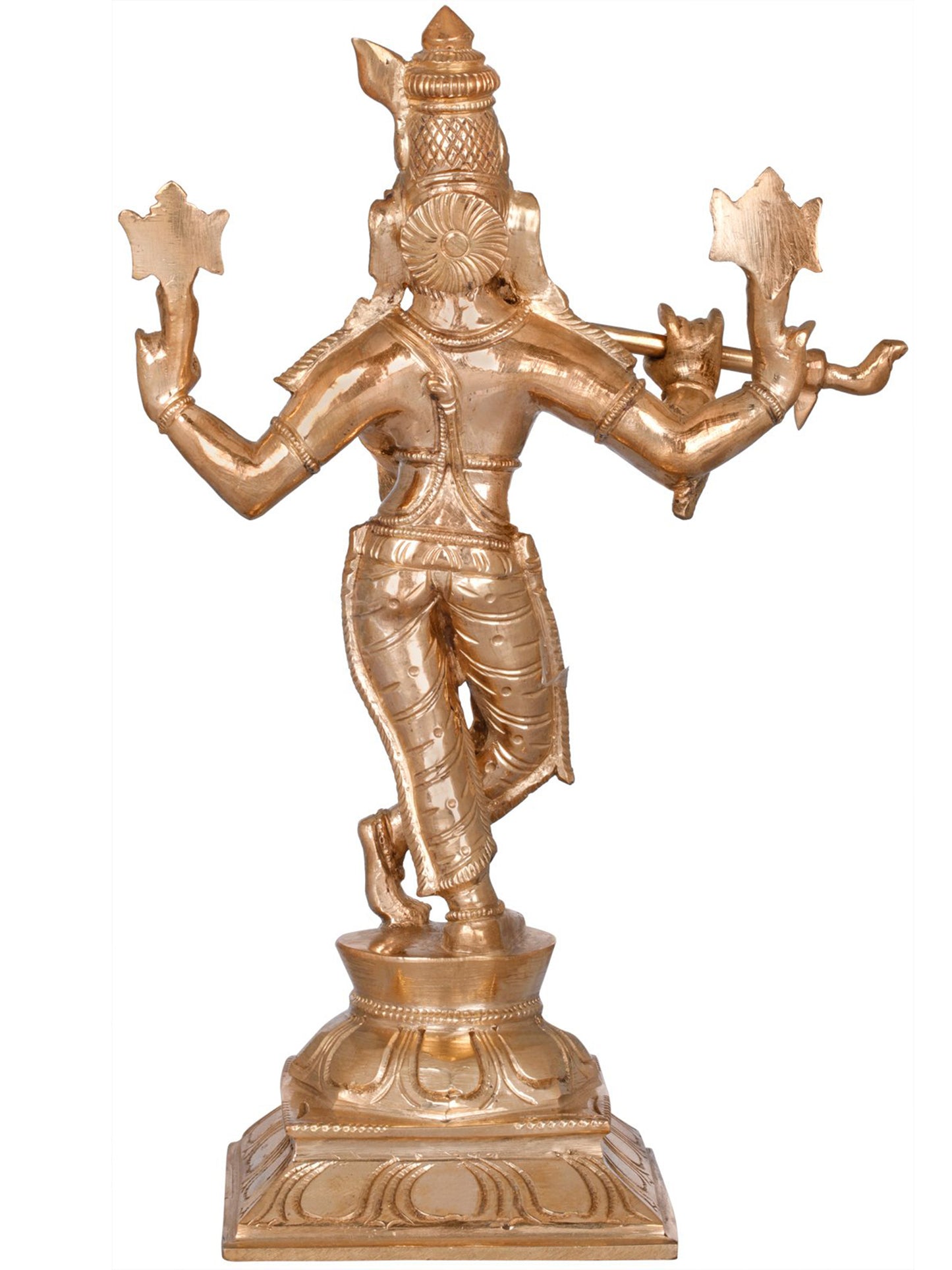 10" Cosmic Avatara Of Bhagawan Krishna | Handmade Idol | Lord Krishna Statue For Temple