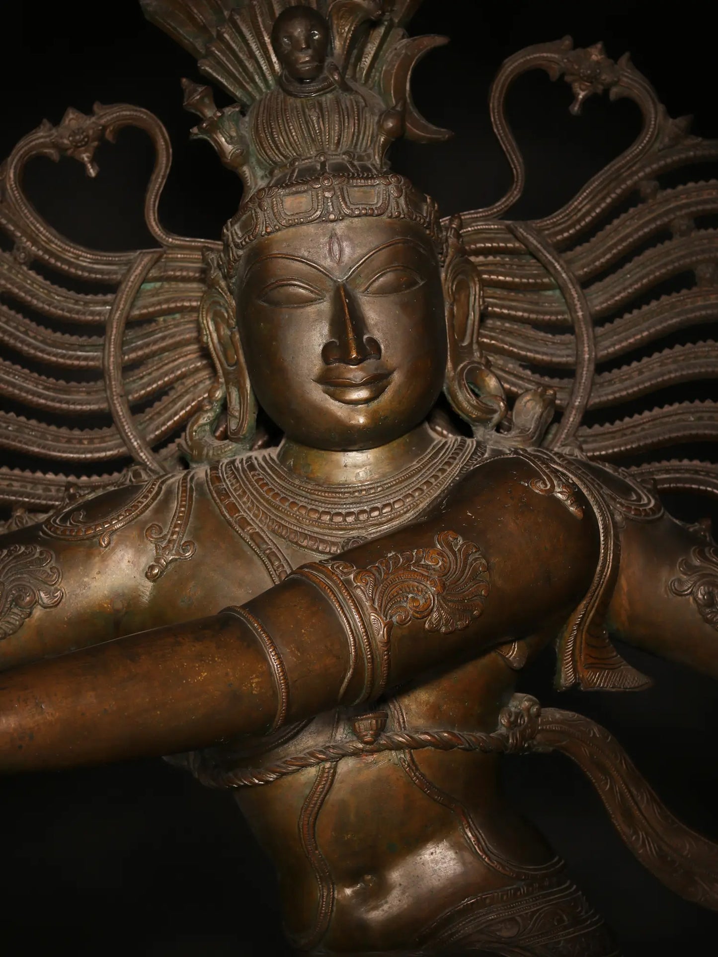 80" Superfine Panchaloha Bronze Nataraja Statue | Handmade Idol | Nataraja (Dancing Shiva) Statue For Temple