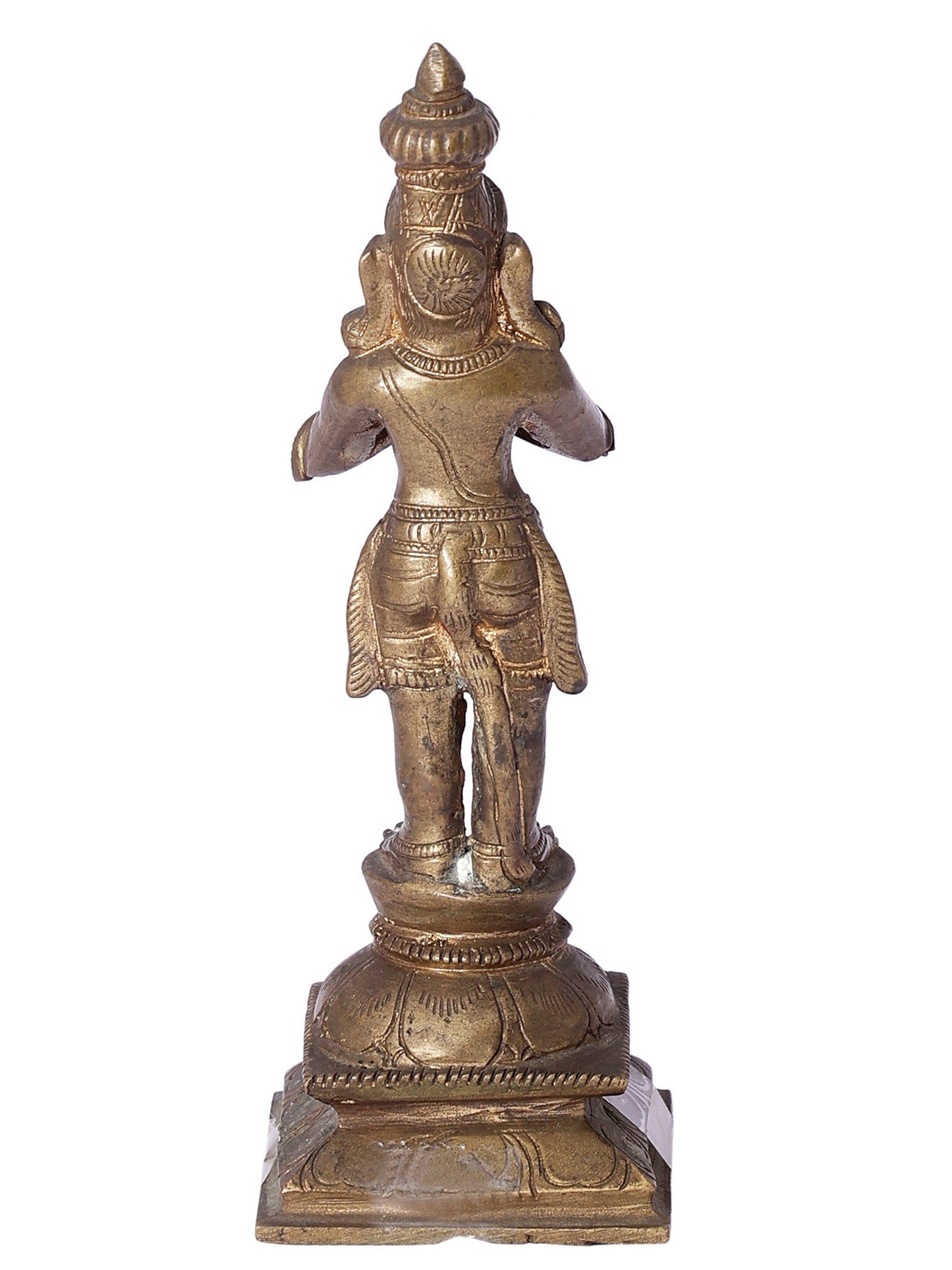 6" Shri Hanuman Bronze Statue In Namaskar Mudra | Handmade Idol | Bronze Decorative Statue