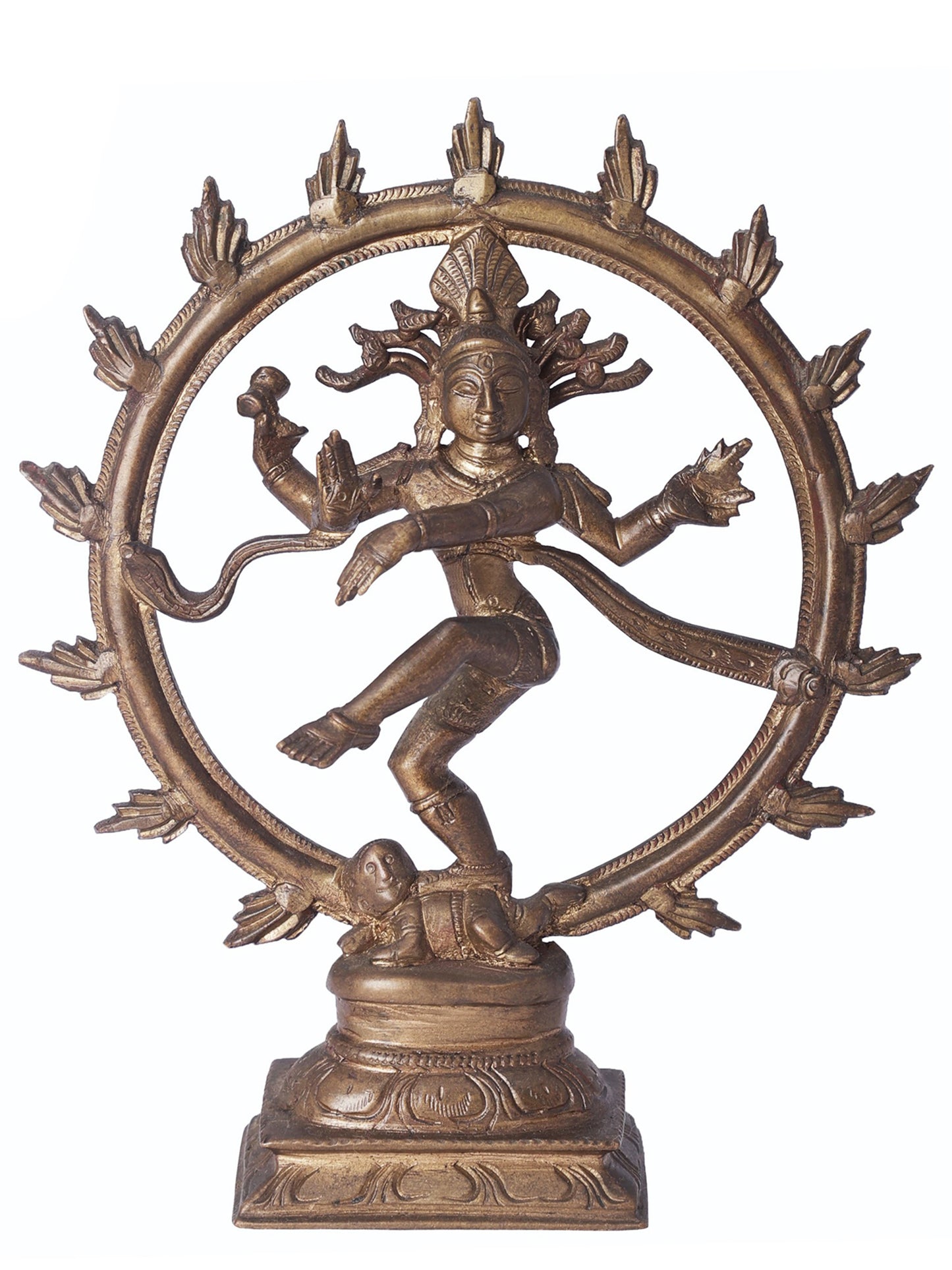 6" Lord Nataraja Statue In Bronze  | Handmade Idol | Shiva In Nataraja Mudra Statue