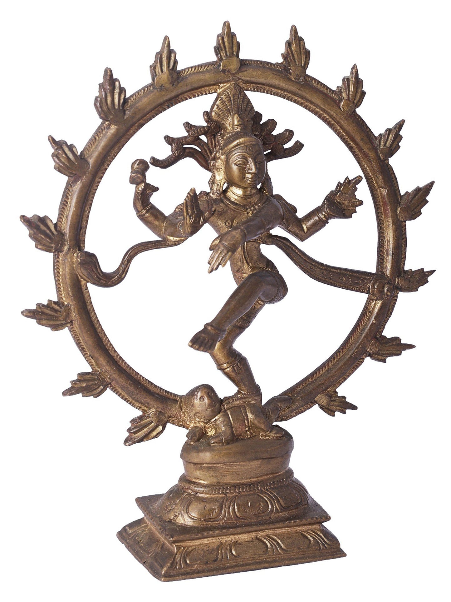 6" Lord Nataraja Statue In Bronze  | Handmade Idol | Shiva In Nataraja Mudra Statue