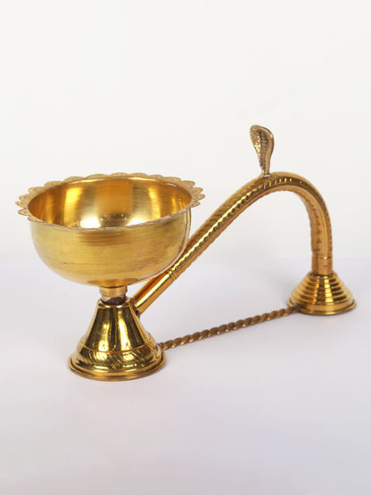 Brass Dhoop Dani with Handle (Multiple Sizes) | Handmade