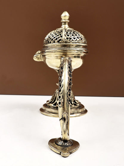 9" Brass Incense Burner | Handmade