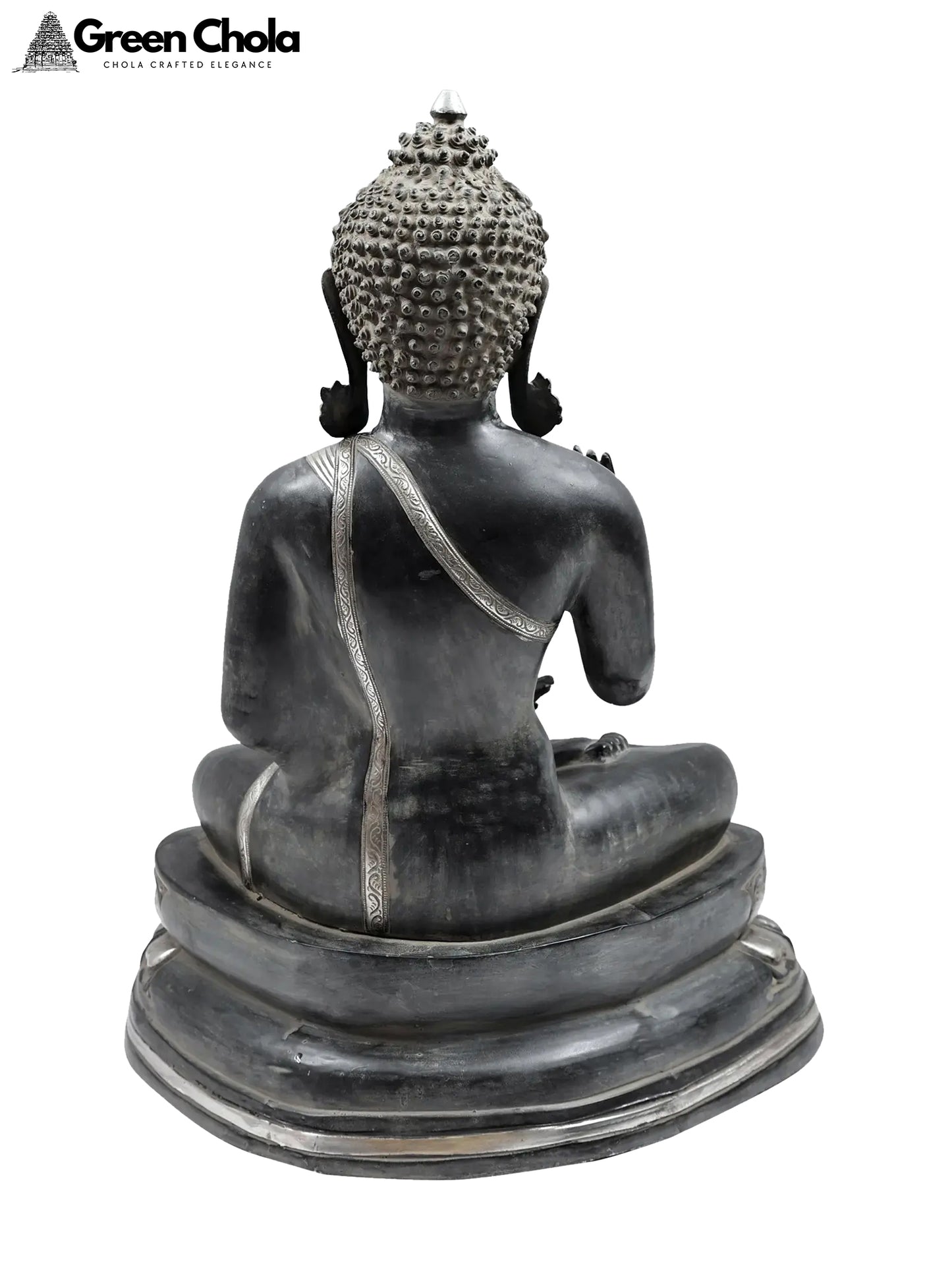 24-inch Gautam Buddha Brass Statue - Preaching His Dharma