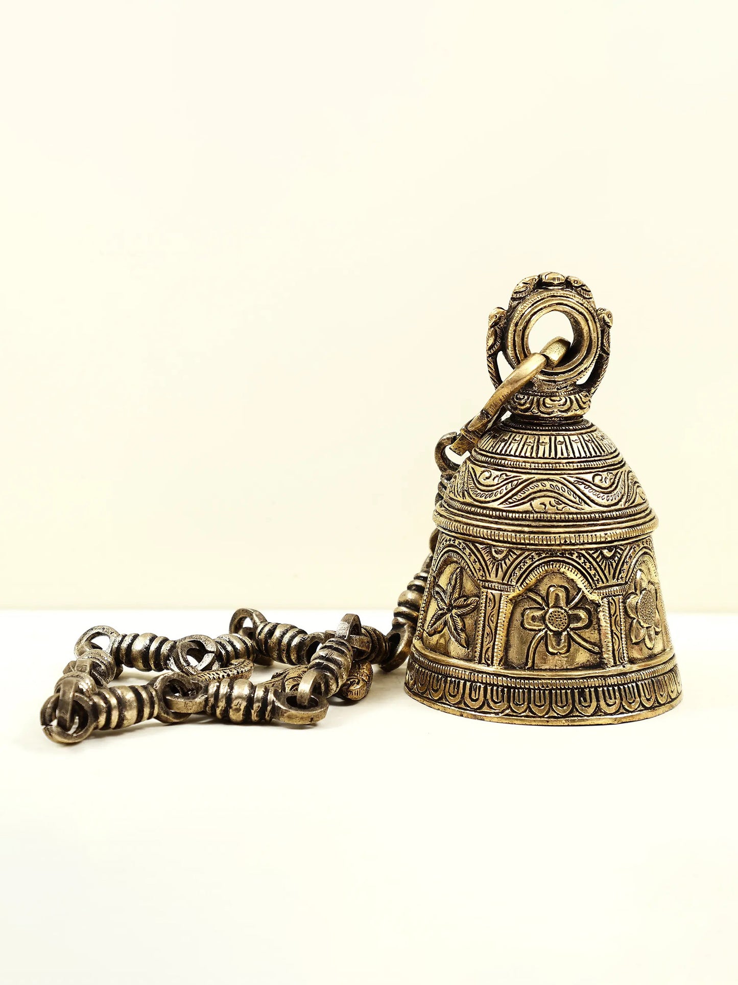 5" Brass Temple Hanging Bell | Handmade