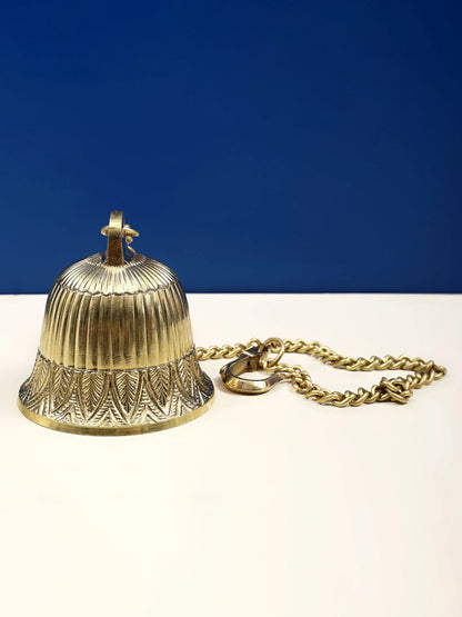 3" Small Brass Temple Bell | Handmade