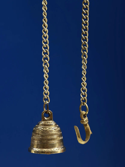 2" Small Brass Temple Bell | Handmade